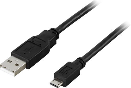 Köp Deltaco USB 2.0 kabel, Typ A ha - Typ Micro B ha, 5 ...