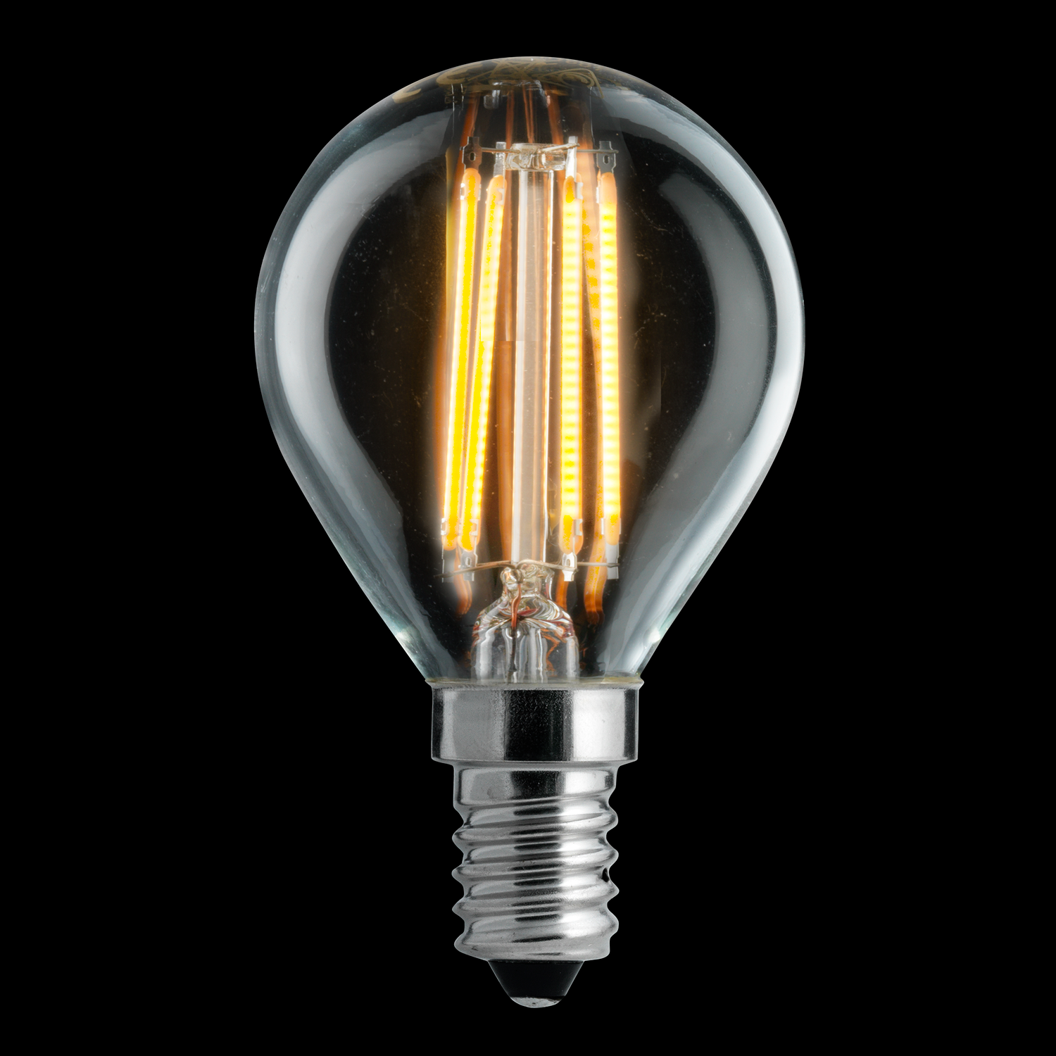 Köp Unison LED litet klot 5W 30-420lm 2200K 3-steg minne E14 | pålyset.se